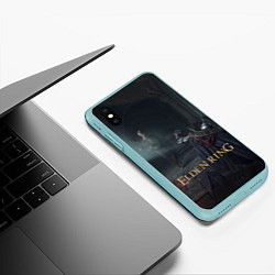 Чехол iPhone XS Max матовый Elden Ring - Нежить, цвет: 3D-мятный — фото 2