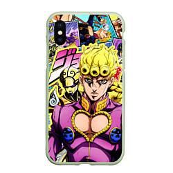 Чехол iPhone XS Max матовый JoJos Bizarre Adventure - Джорно Джованна