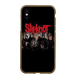 Чехол iPhone XS Max матовый Slipknot 5: The Gray Chapter