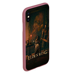 Чехол iPhone XS Max матовый Elden Ring - Королева, цвет: 3D-малиновый — фото 2