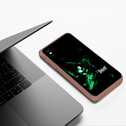 Чехол iPhone XS Max матовый Mate Feed Kill Repeat - Slipknot, цвет: 3D-коричневый — фото 2