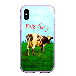 Чехол iPhone XS Max матовый Atom Heart Mother - Pink Floyd