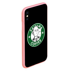 Чехол iPhone XS Max матовый ONE-PUNCH MAN OK COFFEE, цвет: 3D-баблгам — фото 2