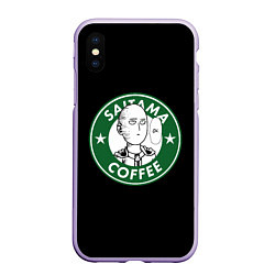 Чехол iPhone XS Max матовый ONE-PUNCH MAN OK COFFEE