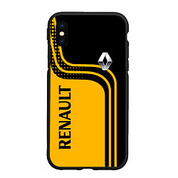 Чехол iPhone XS Max матовый Renault Рено