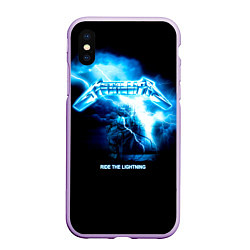 Чехол iPhone XS Max матовый Ride the Lightning Metallica