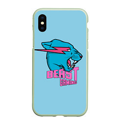 Чехол iPhone XS Max матовый Mr Beast Gaming Full Print