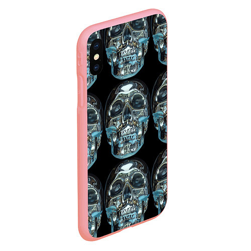 Чехол iPhone XS Max матовый Skulls pattern 2028 / 3D-Баблгам – фото 2