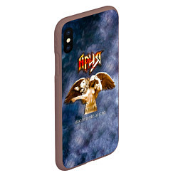 Чехол iPhone XS Max матовый Беспечный ангел - Ария, цвет: 3D-коричневый — фото 2