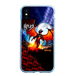 Чехол iPhone XS Max матовый Феникс - Ария