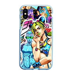 Чехол iPhone XS Max матовый JoJos Bizarre Adventure - Джолин Кудзё