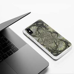 Чехол iPhone XS Max матовый Коллекция Journey Сквозь лабиринт 285-1-2, цвет: 3D-белый — фото 2
