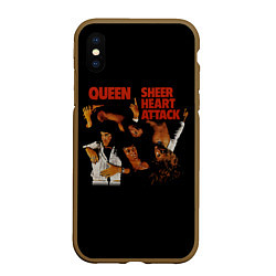 Чехол iPhone XS Max матовый Sheer Heart Attack - Queen