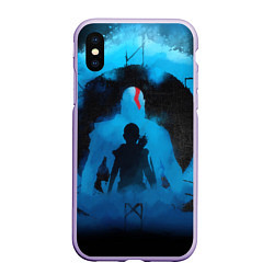 Чехол iPhone XS Max матовый БОГ ВОЙНЫ РАГНАРЁК GOD OF WAR