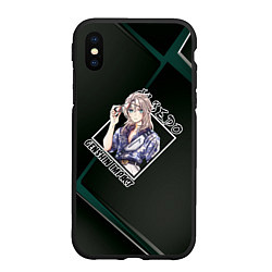 Чехол iPhone XS Max матовый Альбедо Albedo Genshin Impact, цвет: 3D-черный