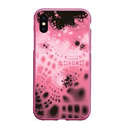 Чехол iPhone XS Max матовый Коллекция Journey Розовый 588-4-pink, цвет: 3D-малиновый