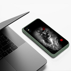 Чехол iPhone XS Max матовый DOTA 2 ДОТА 2 ТЕНЬ, цвет: 3D-темно-зеленый — фото 2