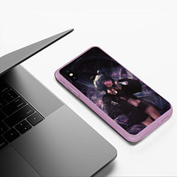 Чехол iPhone XS Max матовый Ganyu Гань Юй , Genshin Impact, цвет: 3D-сиреневый — фото 2