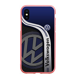 Чехол iPhone XS Max матовый Volkswagen Фольксваген