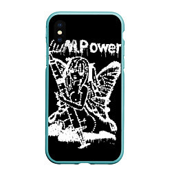 Чехол iPhone XS Max матовый Drain Power