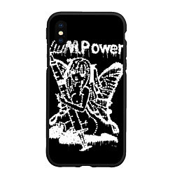 Чехол iPhone XS Max матовый Drain Power
