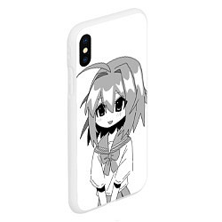 Чехол iPhone XS Max матовый Anime Tyan, цвет: 3D-белый — фото 2