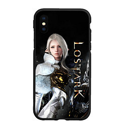 Чехол iPhone XS Max матовый LOST ARK Bard, цвет: 3D-черный