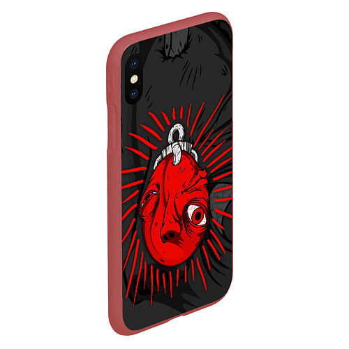 Чехол iPhone XS Max матовый BERSERK BEREHIT БЕРСЕРК БЕРЕХИТ / 3D-Красный – фото 2