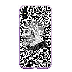 Чехол iPhone XS Max матовый QR-code Nordic Gamer