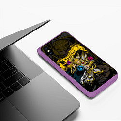 Чехол iPhone XS Max матовый DOTA 2 INVOKER ИНВОКЕР, цвет: 3D-фиолетовый — фото 2