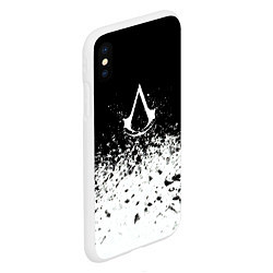 Чехол iPhone XS Max матовый Assassins creed ассасины, цвет: 3D-белый — фото 2