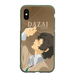 Чехол iPhone XS Max матовый Дазай Осаму Dazai Osamu, bungou stray dogs образ