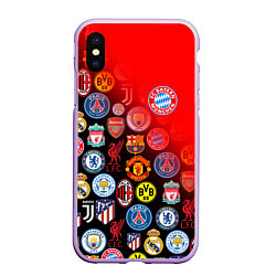 Чехол iPhone XS Max матовый BAYERN MUNCHEN BEST FC SPORT