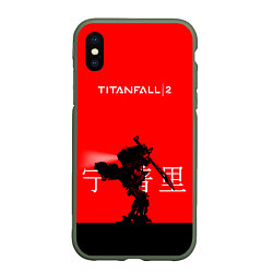 Чехол iPhone XS Max матовый Mech TF2