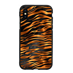 Чехол iPhone XS Max матовый В шкуре тигра