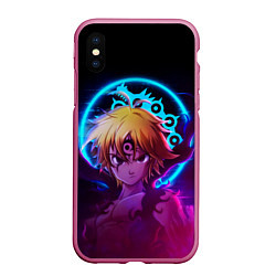 Чехол iPhone XS Max матовый MELIODAS 7 DAEDLY SINS МЕЛИОДАС