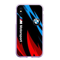 Чехол iPhone XS Max матовый BMW Логотип Узор