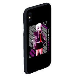 Чехол iPhone XS Max матовый Кёко Киригири - Danganronpa, цвет: 3D-черный — фото 2