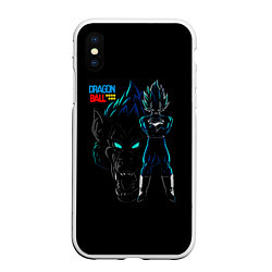 Чехол iPhone XS Max матовый Dragon Ball Z Dark