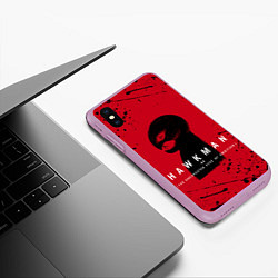 Чехол iPhone XS Max матовый HAWKMAN BERSERK, цвет: 3D-сиреневый — фото 2