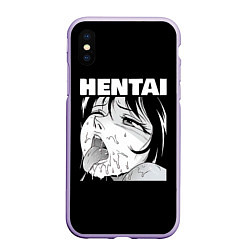 Чехол iPhone XS Max матовый HENTAI девочка ahegao