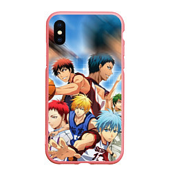 Чехол iPhone XS Max матовый KUROKO BASKETBALL КОМАНДА