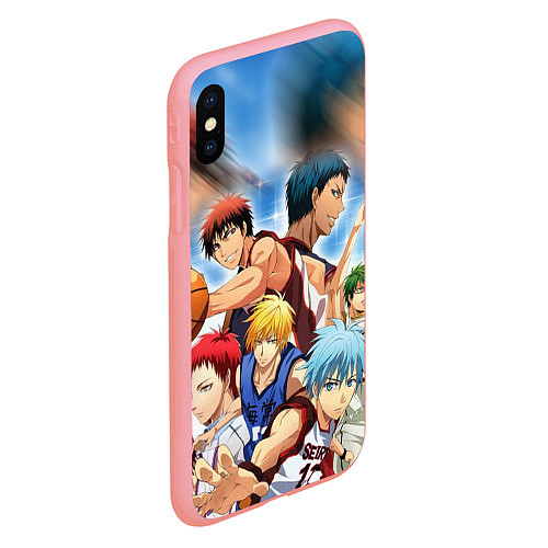 Чехол iPhone XS Max матовый KUROKO BASKETBALL КОМАНДА / 3D-Баблгам – фото 2