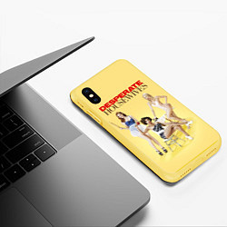 Чехол iPhone XS Max матовый Desperate Housewives - sexy, цвет: 3D-желтый — фото 2