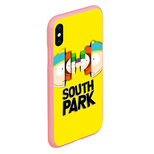 Чехол iPhone XS Max матовый South Park - Южный парк персонажи / 3D-Баблгам – фото 2