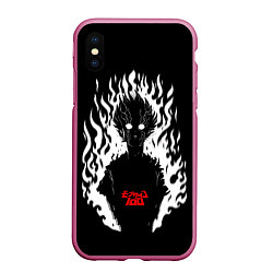 Чехол iPhone XS Max матовый Демонический Кагеяма Mob Psycho 100