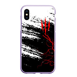 Чехол iPhone XS Max матовый The Witcher - Когти