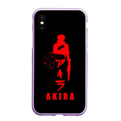 Чехол iPhone XS Max матовый Shoutarou Kaneda - Akira, цвет: 3D-сиреневый