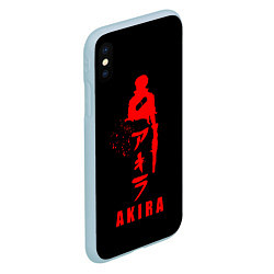 Чехол iPhone XS Max матовый Shoutarou Kaneda - Akira, цвет: 3D-голубой — фото 2