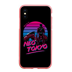 Чехол iPhone XS Max матовый Welkome to NEO TOKYO Akira, цвет: 3D-баблгам